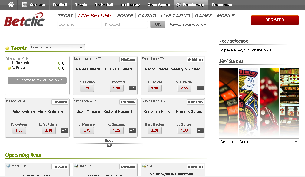 betclic apuestas en directo