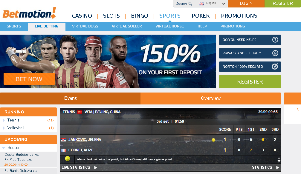betmotion apuestas en directo