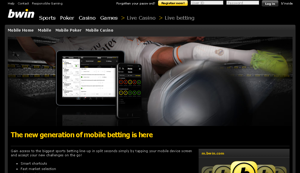 bwin móvil
