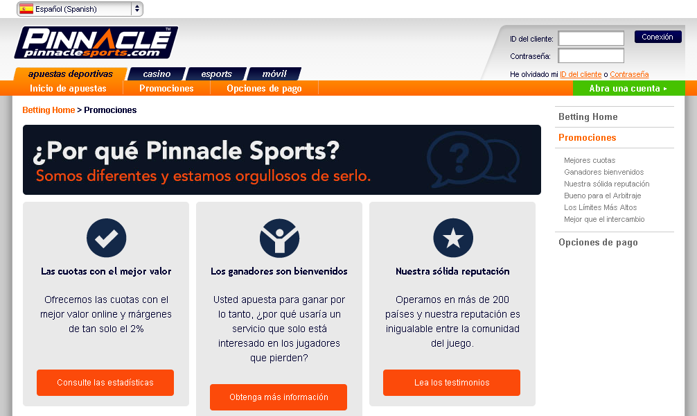 pinnaclesports apuesta en directo